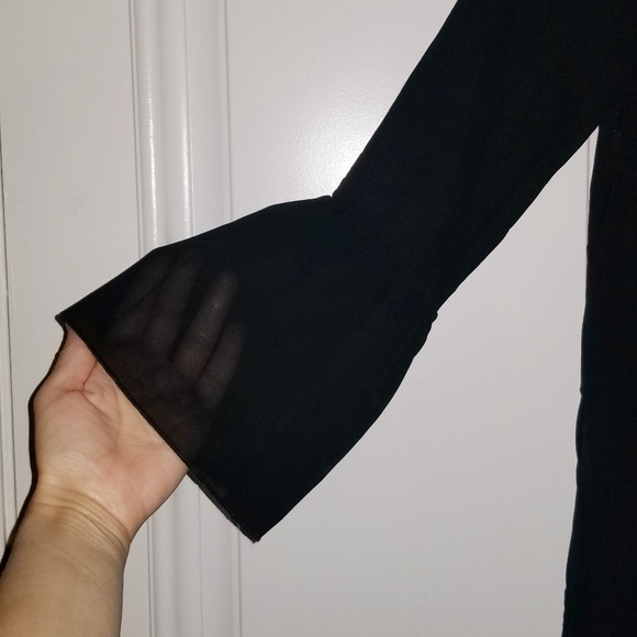 Beautiful Boho Black Flare Dress 🖤🖤🖤 - Picture 4 of 5